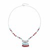 N-7714 Bohemian Vintage Necklace Exquisite Pattern Beads Forehead Pendant Necklace For Women Girls Ethnic Gift