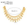 N-8051 Vintage Gold Coin Tassel Metal Belly Belt Waist Chain for Women Girls Dancing Party Jewelry Decoration