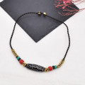 N-8045 Vintage Bohemian Necklace Exquisite Pattern Beads Forehead Pendant Necklace For Women Girls Gift