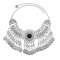 N-8043 Coin Tassel Women Necklace Vintage Bohemian Ethnic Chains Chokers Necklaces