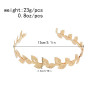 F-1062  Handmade Gold Flower Leaf Headbands Headdress for Bridal Wedding Hair Accessories
