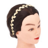 F-1062  Handmade Gold Flower Leaf Headbands Headdress for Bridal Wedding Hair Accessories