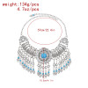N-8040 Coin Tassel Women Necklace Vintage Bohemian Ethnic Chains Chokers Necklaces