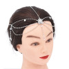 Bridal Wedding Hair Accessories Silver Crystal Pearl Handmade Headpiece Women Headbands Jewelry