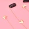 F-1066 1 Pair Butterfly Long Chain Tassel Hair Clips for Women Girls