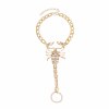B-1252 Exaggerated Gold Silver Color Metal Scorpion Feet Bangles for Women Armband Party Jewelry Gift