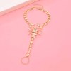B-1252 Exaggerated Gold Silver Color Metal Scorpion Feet Bangles for Women Armband Party Jewelry Gift