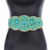 N-7624 Handmade Bohemian Multicolors Resin Beads Statement Belly Waist Body Chain Dress Belt Waistbands Ethnic Jewelry