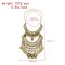 N-8059 Vintage Gold Gypsy Coin Choker Necklace for Women