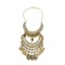 N-8059 Vintage Gold Gypsy Coin Choker Necklace for Women