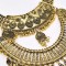 N-8059 Vintage Gold Gypsy Coin Choker Necklace for Women