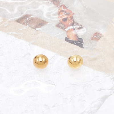 N-8061-G/S Alloy Circle Layered Necklace Simple Choker Girls Earring Stud Set for Women Vacation Party Jewelry Decoration