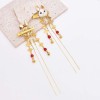F-1068 1 Pair Fox Rabbit Hairpin Long Tassel Chinese Girl Cute Hair Accessories