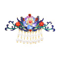 F-1067 Retro flower hairpin jewelry Pearl Tassel costume wedding hair accessories Banquet party for Women Girl Gift