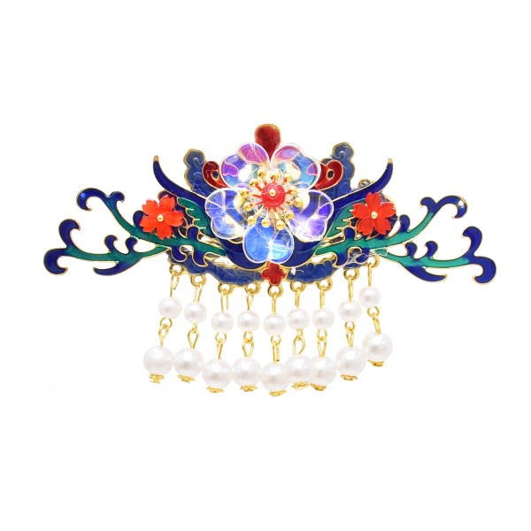 F-1067 Retro flower hairpin jewelry Pearl Tassel costume wedding hair accessories Banquet party for Women Girl Gift