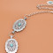 N-8065 Bohemian Fashion Gypsy Silver Plated Alloy Coin Tassel Blue Resin Beads Belly Body Chain Waist Chain Body Jewelry