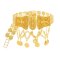 N-7795 Retro Gold Coin Tassel Women Waist Chains Metal Belt National Costume Body Jewelry