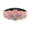 N-8069-GR/PI/PU Flower Rice Bead Women Belt Ethnic Statement Wide Elastic Body Belt for Girls Women Dancing