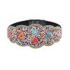 N-8067 Bohemian Flower Bead Belt Ethnic Statement Wide Elastic Body Belt for Women Girls Dancing