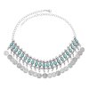 F-1073Coin Tassel Women Headband Vintage Bohemian Ethnic Statement Hair Jewelry