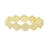 N-8079 Fashion Women Hollow Gold Flower Belly Chain Waist Chain Clear Crystal Rhinestone Alloy For Women Party Dance Jewelry Accessories