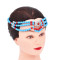 N-8085 Bohemian Acrylic Beads Lady Tassel Forehead Headwear Statement Vintage Lady Hair Jewelry Gift