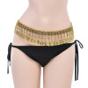 N-8077 Vintage Coin Tassel Women Body Chain Bohemian Ethnic Statement Belt Chain for Dancing Dress Decoration