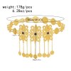 N-8088 Coin Tassel Women Body Chains Golden Charms Carved Hollow Afghan Sexy Belly Dance Chains