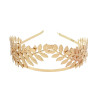 F-0480 2 Style New Fashion Gold Plated Alloy Hairband Leaf Shape Hair Jewelry