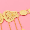 N-8091 Coin Tassel Body Chain Gold Charm Carving Hollow Afghanistan Sexy Belly Dance Chain Women's Jewelry Gift