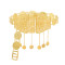 N-8092  Fashion Coin Tassel Women Body Chains Gold Charms Carved Hollow Sexy Belly Dance Chains