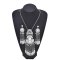 N-8097 Long Tassel Women Jewelry Sets Vintage Carved Bohemian Ethnic Women Necklace Sets