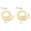N-8049 Indian Women Body Accessory Golden Coin Tassel Statement Body Jewelry