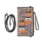 N-8101 Colorful Rice Beads Leather Wallet Makeup Bag Halloween Party Gift