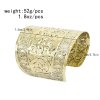 B-1262 Open Arm Bracelet Women Vintage Carved Bohemian Ethnic Statement Bracelets Female