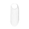 N-8102 European and American New Silver Charm Long Tassel High Heels Metal Chain Women's Party Jewelry Gift