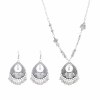 E-6594 F-1086 New Fashion Earrings and Headbead Jewelry Set Silver Alloy Bead Tassel Earrings Butterfly Fish Type Chain Headbead for Women Gril Jewelry Set