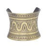 B-1266 Vintage Carved Flower Opening Bracelet Gypsy Ethnic Cuff Bracelet Jewelry