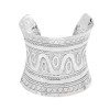 B-1266 Vintage Carved Flower Opening Bracelet Gypsy Ethnic Cuff Bracelet Jewelry