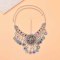 F-1088 Vintage Bohemian Multi Flower Coin Tassel Headband Ethnic Statement Hair Jewelry for Women Girls