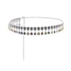 N-8109 Vintage Women Body Chains Statement Rhinestones Bohemian Ethnic Charms Belly Chains Feminina