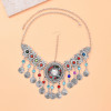 F-1090 Bohemian Style Retro Acrylic Rhinestone Hair Accessories for Women's Party Jewelry Gifts