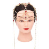 F-1093 Red Crystal Beads Long Tassels Chinese Bridal Hair Accessories Zircon Headwear Women's Party Jewelry Gifts