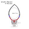 N-8116 Pendant Women Headband Ethnic Bell Tassel Party Statement Hair Jewelry