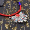 N-8116 Pendant Women Headband Ethnic Bell Tassel Party Statement Hair Jewelry