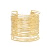 B-1269  Golden Open Arm Bracelets Ethnic Punk Statement Party Bracelets