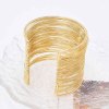 B-1269  Golden Open Arm Bracelets Ethnic Punk Statement Party Bracelets