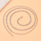 N-8123 Simple Women Silver Body Jewelry Pendant Rhinestone Waist Chains for Women Girls Beach Accessories