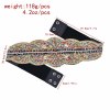 N-8125 Beads Women Belt Handmade Bohemian Ethnic Statement Body Jewelry