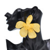 E-6366 4 styles  Flower Earrings Double Layered Petal With Heart Huge Flower Dangle  Earring For Women Girls For Any Occasions
